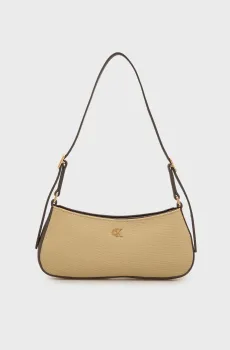 Женская бежевая сумка CANVAS Бежевый ONESIZE Calvin Klein LV04F3347G