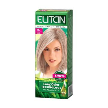 Стойкая крем-краска для волос Elitan Hair Color Cream 75 Нордический блондин, 115 мл