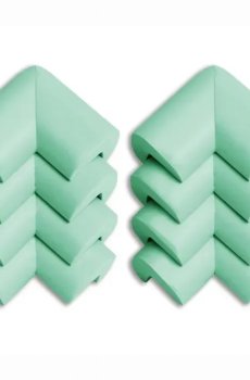 Набір захисних куточків Babyhood 8 шт салатові (BH-602B)