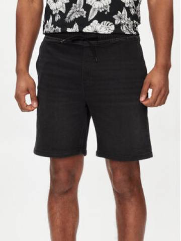 Jack&Jones Джинсові шорти Chris 12249165 Чорний Relaxed Fit Jack&Jones Джинсові шорти Chris 12249165 Чорний Relaxed Fit