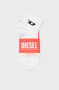 Мужские белые носки (3 пары) SKM-D-ANKLE -9 Белый 39-42 Diesel A17881 0LKBI
