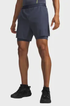 Мужские серые шорты UA Vanish Elite 2in1 Short Серый L Under Armour 6009869-044