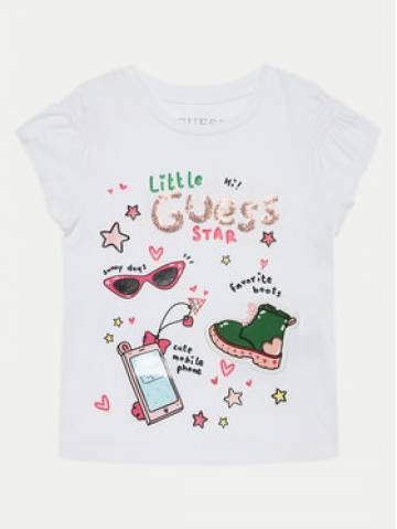 Guess Футболка K5RI14 K6YW4 Білий Regular Fit Guess Футболка K5RI14 K6YW4 Білий Regular Fit