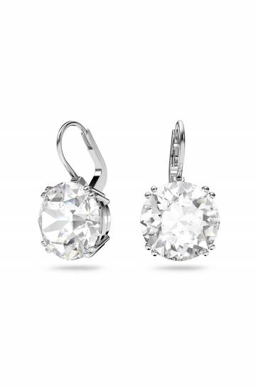 Сережки Swarovski цвет серебрянный Сережки Swarovski цвет серебрянный