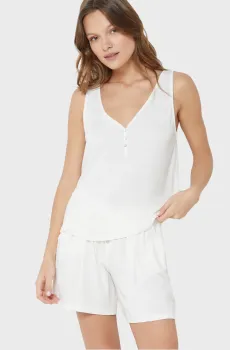 Женские белые шорты MODY Белый L Etam 6525472