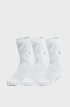 Белые носки (3 пары) Unisex UA TC 3pk Crew Белый 47.5-50.5 Under Armour 1386311-100
