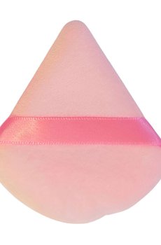 Спонж-пуховка для пудры и тональных средств Cosmo Shop розовый, 70*60 мм, 2 шт (CS083P)
