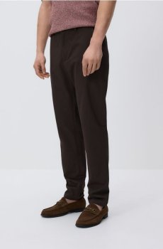 Reserved - Картаті штани-чиноси - темно коричневий - 528HR-89X