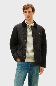 Мужская черная куртка DIAMOND Черный XXL Tommy Hilfiger MW0MW41768