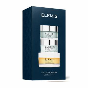 Набор для лица Elemis Pro Collagen Heros-Pro Collagen Skin Health Routine (крем, 30 мл + крем, 30 мл + бальзам, 50 мл) Набор для лица Elemis Pro Collagen Heros-Pro Collagen Skin Health Routine (крем, 30 мл + крем, 30 мл + бальзам, 50 мл)