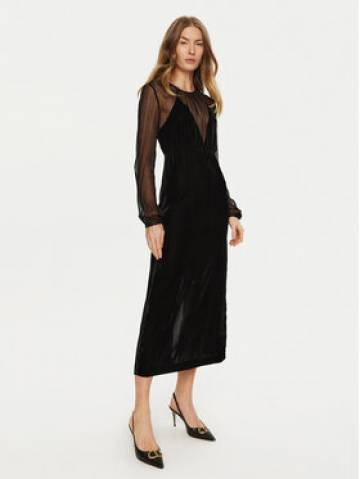 TWINSET Коктейльна сукня 242TT2180 Чорний Slim Fit TWINSET Коктейльна сукня 242TT2180 Чорний Slim Fit