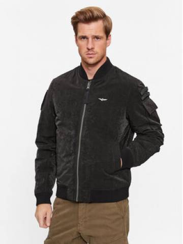 Aeronautica Militare Куртка бомбер 232AB2113CT3160 Чорний Regular Fit Aeronautica Militare Куртка бомбер 232AB2113CT3160 Чорний Regular Fit