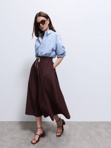 Mohito - Мідіспідниця - темно-коричневий - 34