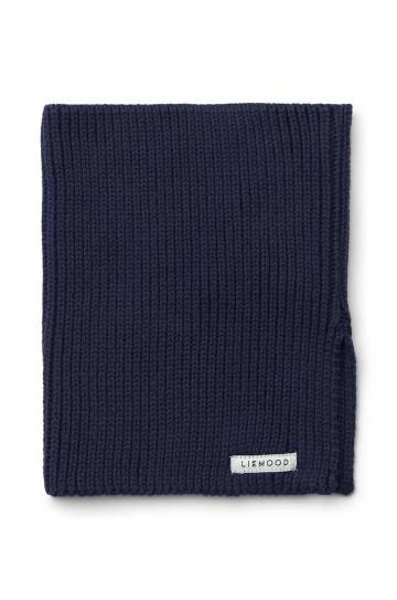 Детский снуд Liewood цвет синий однотонный