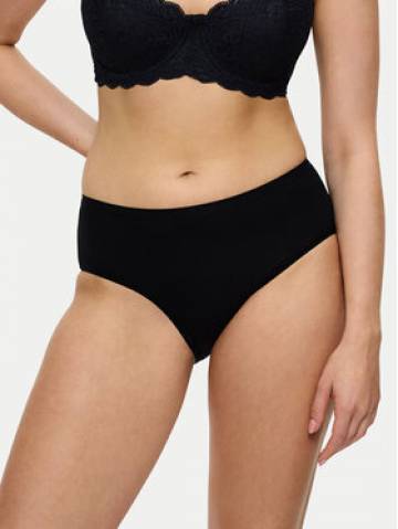 Triumph Класичні труси з високою талією Sense Of Cotton 10224970 Чорний Triumph Класичні труси з високою талією Sense Of Cotton 10224970 Чорний