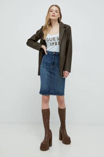 Хлопковый топ Guess Хлопковый топ Guess