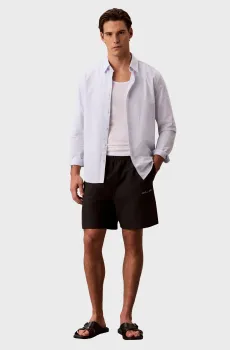Мужские черные шорты PREMIUM TERRY Черный XL Calvin Klein Jeans LV04RF252G