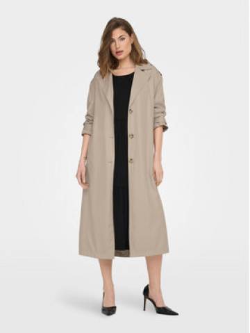 ONLY Тренч 15217799 Бежевий Relaxed Fit ONLY Тренч 15217799 Бежевий Relaxed Fit