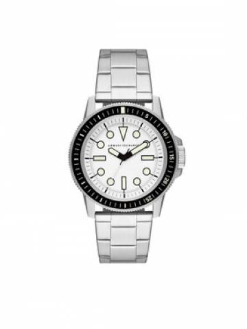 Armani Exchange Годинник Leonardo AX1853 Срібний Armani Exchange Годинник Leonardo AX1853 Срібний