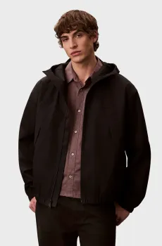 Мужская черная куртка HOODED Черный M Calvin Klein Jeans LV04RE525G