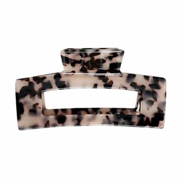 Заколка для волос Miso Краб, розовый лео, 10 см, 1 шт (N022-2)