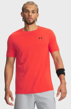 Мужская оранжевая футболка Vanish Seamless SS-RED Оранжевый M Under Armour 1382801-690