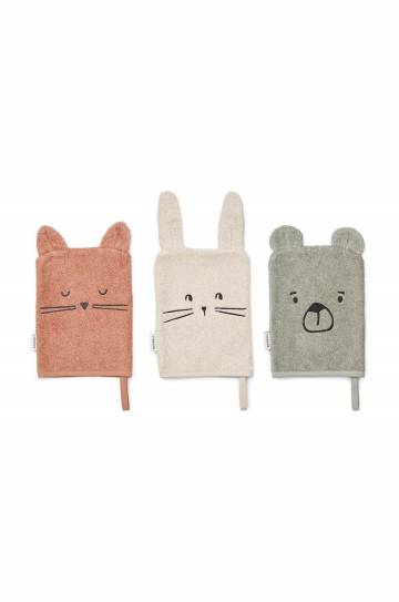 Детская мочалка для купания Liewood Sylvester Classic Washcloth 3-Pack 3 шт LW19628 Детская мочалка для купания Liewood Sylvester Classic Washcloth 3-Pack 3 шт LW19628