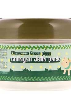 Уценка! Коллагеновая маска для лица Elizavecca Green piggy Collagen Jella Pack, 100 г