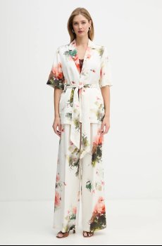 Штаны с добавлением льна Silvian Heach ALORI