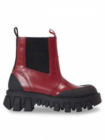 Tommy Jeans Челсі Tjw Chunky Chelsea Mix Material EN0EN02375 Червоний Tommy Jeans Челсі Tjw Chunky Chelsea Mix Material EN0EN02375 Червоний