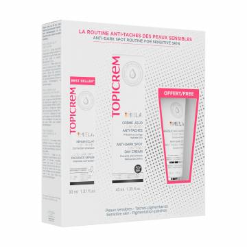 Набор для лица Topicrem Mela Anti-Dark Spot (сыворотка, 30 мл + дневной крем, 40 мл + маска, 50 мл) Набор для лица Topicrem Mela Anti-Dark Spot (сыворотка, 30 мл + дневной крем, 40 мл + маска, 50 мл)