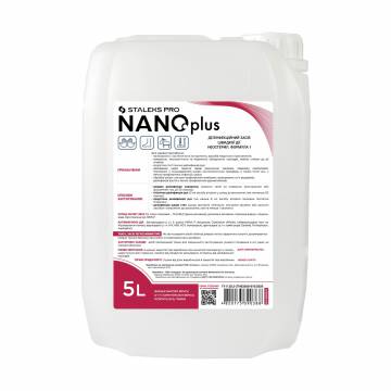Универсальное дезинфицирующее средство быстрого действия Staleks PRO NANOplus, 5 л Универсальное дезинфицирующее средство быстрого действия Staleks PRO NANOplus, 5 л