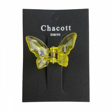Заколка-краб для волос Chacott Hair Clip Crystal, Yellow, 4.5 см, 1 шт