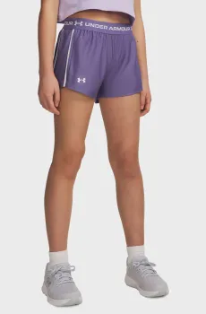 Детские фиолетовые шорты G Tech Play Up Short Фиолетовый 18 Under Armour 1390075-520