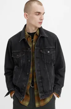 Мужская черная джинсовая куртка Черный M Levi’s® A5782;0000