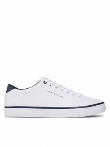 Tommy Hilfiger Снікерcи Th Hi Vulc Core Low Leather FM0FM05041 Білий Tommy Hilfiger Снікерcи Th Hi Vulc Core Low Leather FM0FM05041 Білий