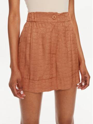 TWINSET Шорти з тканини 241TT2241 Оранжевий Loose Fit TWINSET Шорти з тканини 241TT2241 Оранжевий Loose Fit