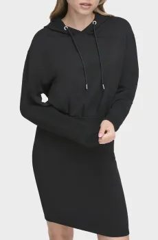 Женское черное платье Черный S DKNY DP3D4832