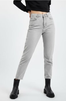 Джинси mom fit - сірий