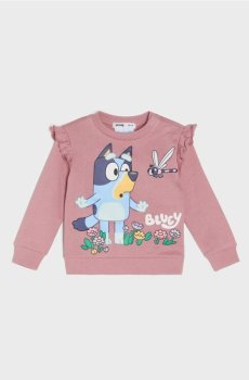 Світшот crewneck Bluey - рожевий