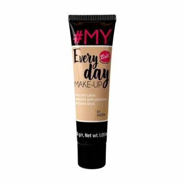 Тональный корректирующий флюид для лица Bell My Everyday Make-Up 01 Ivory, 30 г Тональный корректирующий флюид для лица Bell My Everyday Make-Up 01 Ivory, 30 г