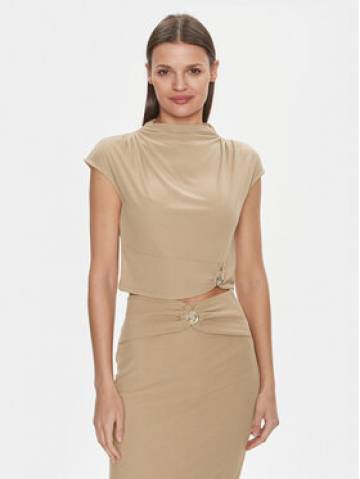 Guess Блузка W4RP40 KAQL2 Бежевий Slim Fit Guess Блузка W4RP40 KAQL2 Бежевий Slim Fit