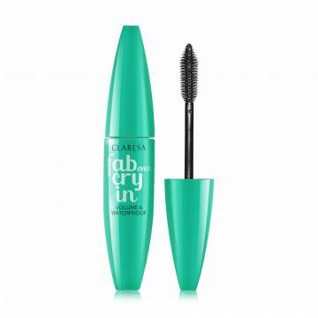 Водостойкая тушь для ресниц Claresa Fab Even Crying Volume & Waterproof Mascara, Black, 10 г Водостойкая тушь для ресниц Claresa Fab Even Crying Volume & Waterproof Mascara, Black, 10 г