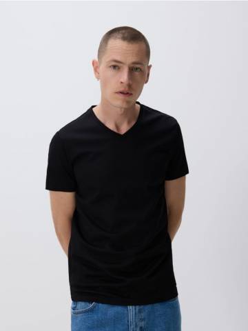 Reserved - MEN`S T-SHIRT - чорний - XS383-99X Reserved - MEN`S T-SHIRT - чорний - XS383-99X