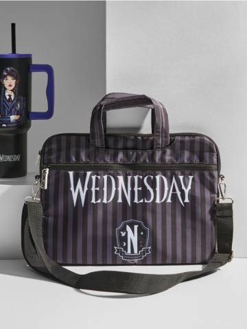 Сумка для ноутбука Wednesday - чорний Сумка для ноутбука Wednesday - чорний