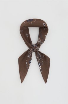 Reserved - Бандана з візерунком - коричневий - 347IE-88X