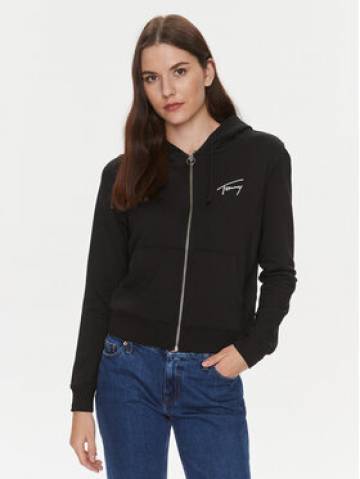 Tommy Jeans Світшот Signature DW0DW17338 Чорний Regular Fit Tommy Jeans Світшот Signature DW0DW17338 Чорний Regular Fit