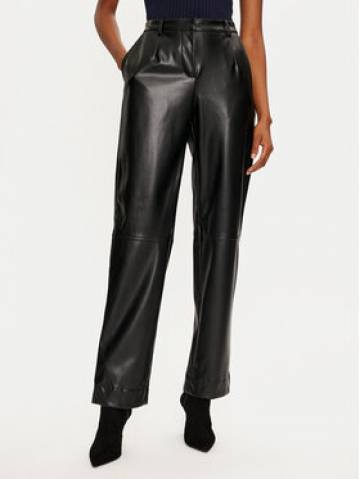 Pieces Штани зі штучної шкіри Neeth 17151699 Чорний Straight Fit Pieces Штани зі штучної шкіри Neeth 17151699 Чорний Straight Fit