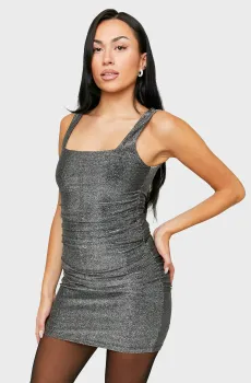 Женское серебристое платье Серебряный M Tally Weijl SDRPEBONDA