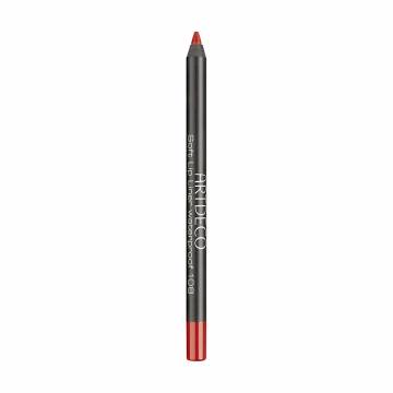 Водостойкий карандаш для губ Artdeco Soft Lip Liner Waterproof 108 Fireball, 1.2 г Водостойкий карандаш для губ Artdeco Soft Lip Liner Waterproof 108 Fireball, 1.2 г